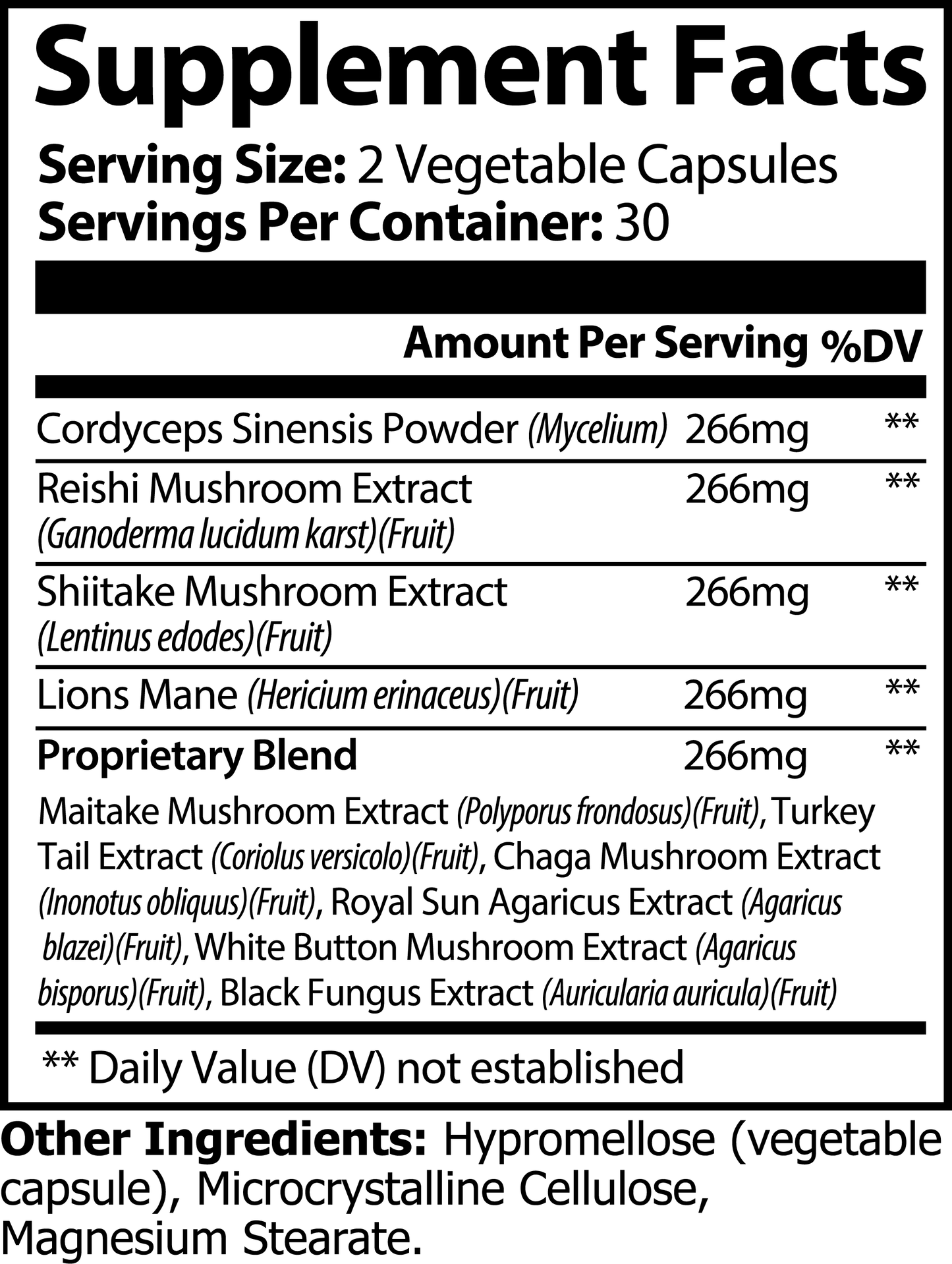 Advanced Mushroom Complex