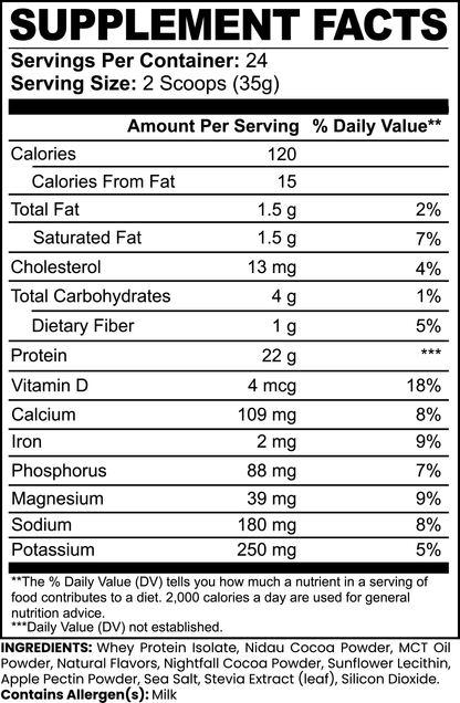 Advanced Whey Protein Isolate (Chocolate)